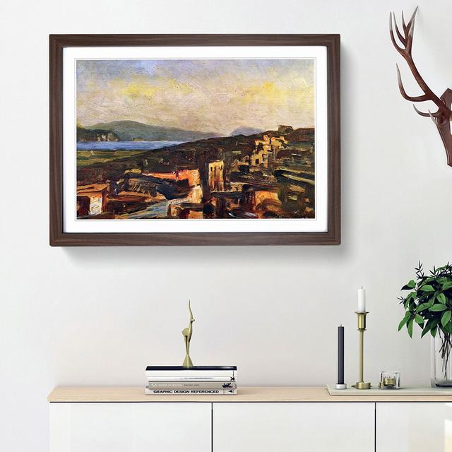 Pompeii by Fujishima Takeji - Picture Frame Painting Print East Urban Home Frame Option: Walnut Framed, Size: 27cm H x 36cm W x 2cm D on Productcaster.