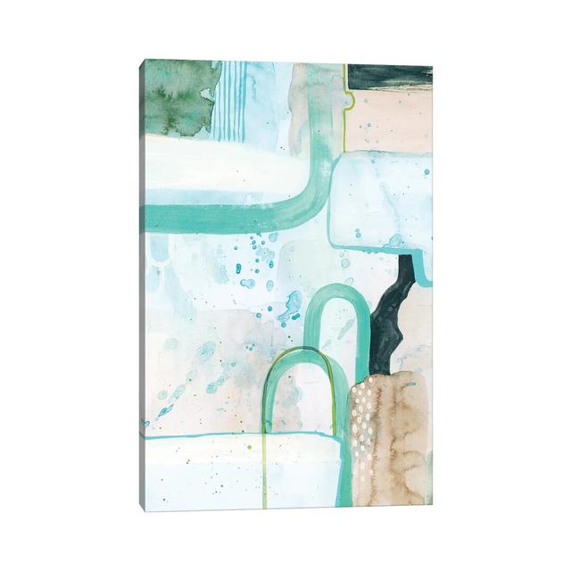 Minted Storm V by Grace Popp - Wrapped Canvas Painting Wayfair Samples Size: 30.48cm H x 20.32cm W x 1.905cm D on Productcaster.