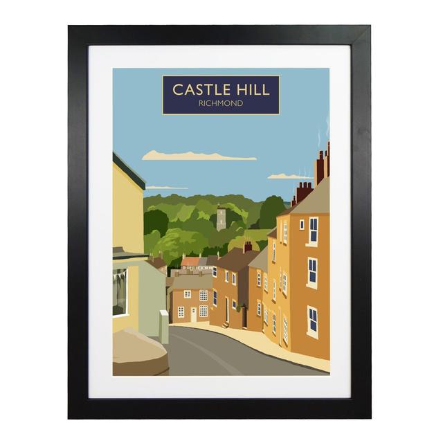 Castle Hill Richmond by Richard O'Neil - Print East Urban Home Format: Black Wood Frame, Size: 43.5 cm H x 33.5 cm W x 2.2 cm D on Productcaster.