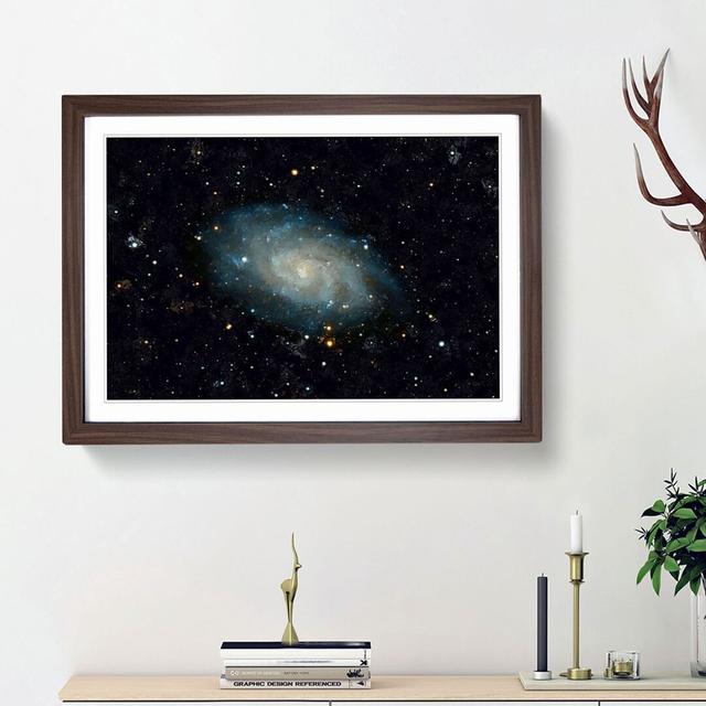 Universe in Abstract Vol.57 in Abstract - Picture Frame Graphic Art Print East Urban Home Frame Option: Walnut Framed, Size: 48cm H x 65cm W x 2cm D on Productcaster.