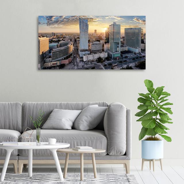 Warsaw Poland - Wrapped Canvas Art Prints Latitude Run on Productcaster.