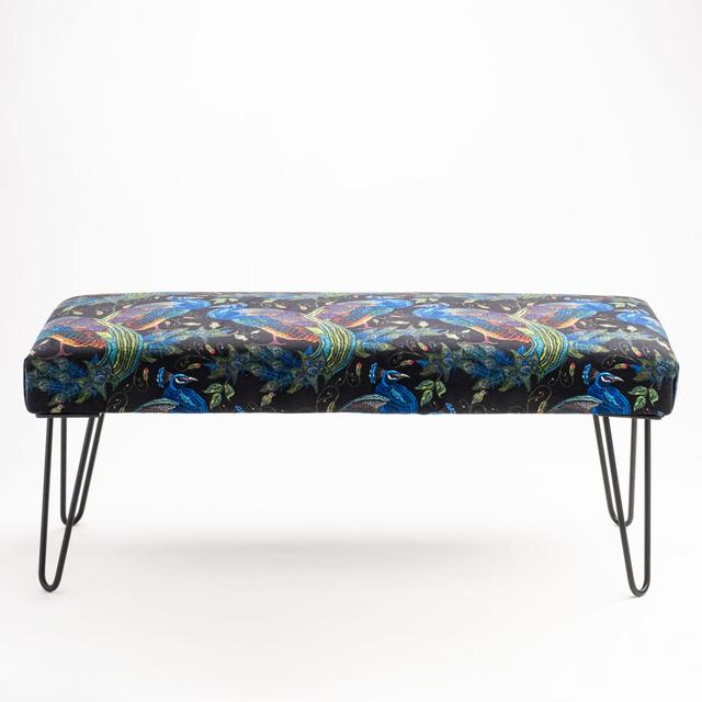 Bence Upholstered Bench Mistana Size: H40 x W140 x D35cm on Productcaster.