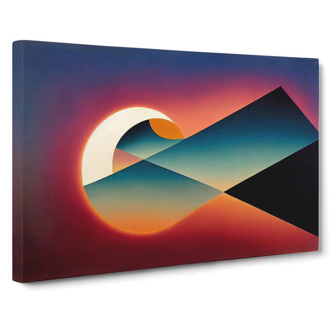 Surrealism Abstract Art Vol.10 - Wrapped Canvas Print George Oliver Size: 35cm H x 50cm W x 3cm D on Productcaster.