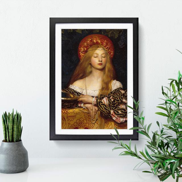 Vanity by Frank Cowper Cadogan - Picture Frame Graphic Art East Urban Home Frame Option: Black Framed, Size: 36cm H x 27cm W x 2cm D on Productcaster.