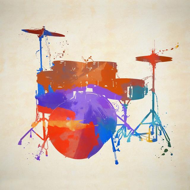 Rainbow Drum Set Ivy Bronx Size: 76cm H x 76cm W on Productcaster.