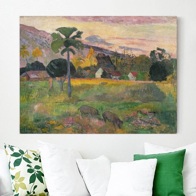 Komm her von Paul Gauguin - Kunstdrucke auf Leinwand Sommerallee Größe: 120 cm H x 160 cm B on Productcaster.