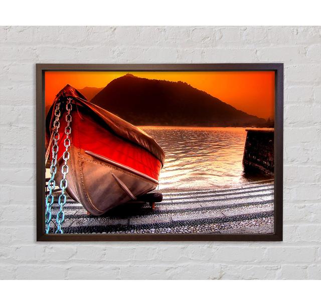 Stunning Paradise Fishing Boat - Single Picture Frame Art Prints on Canvas Bright Star Size: 59.7cm H x 84.1cm W x 3.3cm D on Productcaster.