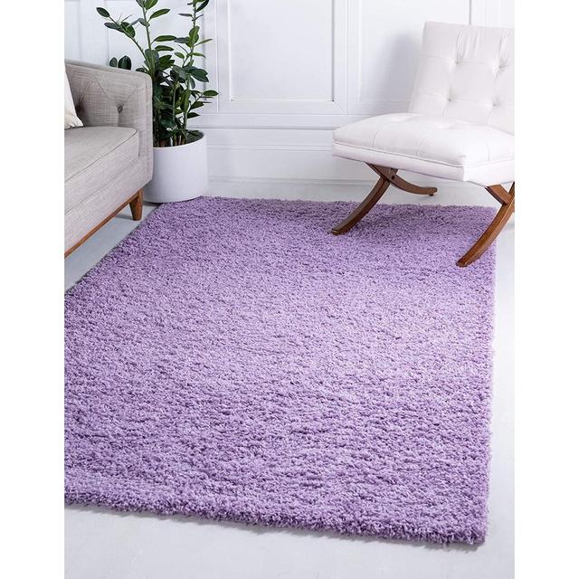 Annie-Jane California Shaggy Lilac Rug 17 Stories Rug Size: Rectangle 240 x 330cm on Productcaster.