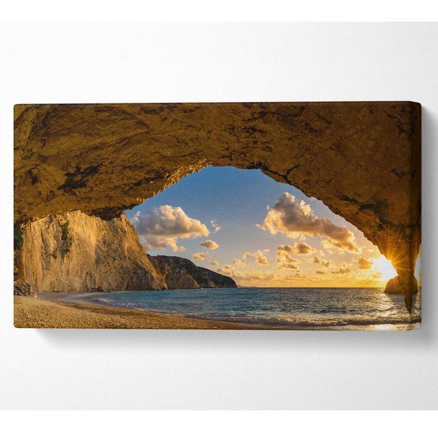 Cave On The Coast House of Hampton Size: 50.8cm H x 50.8cm W x 1cm D on Productcaster.