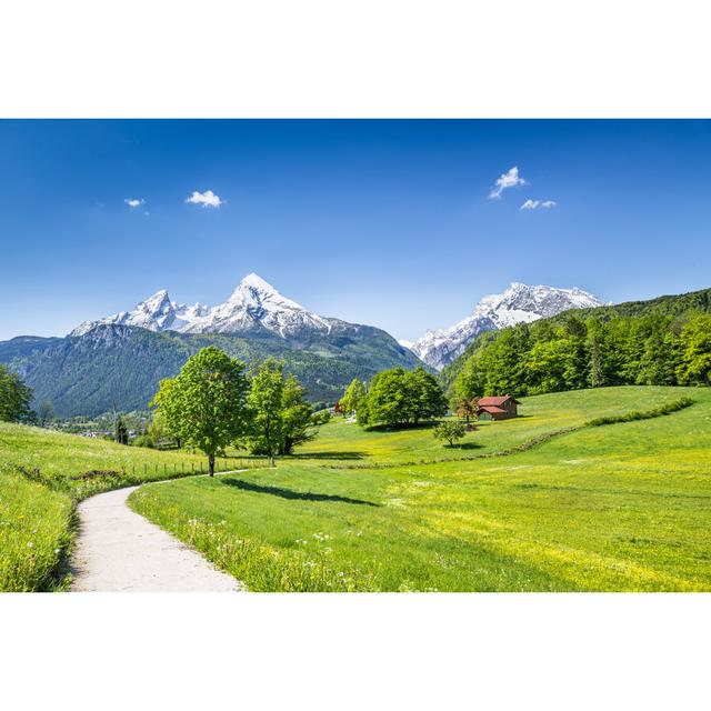 Summer Landscape - Wrapped Canvas Print Alpen Home Size: 80cm H x 120cm W x 1.8cm D on Productcaster.