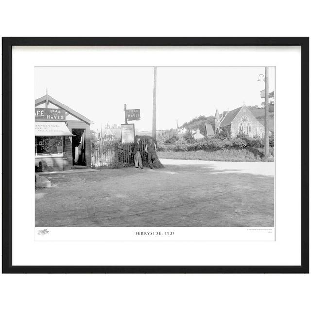 'Ferryside, 1937' by Francis Frith - Picture Frame Photograph Print on Paper The Francis Frith Collection Size: 45cm H x 60cm W x 2.3cm D on Productcaster.