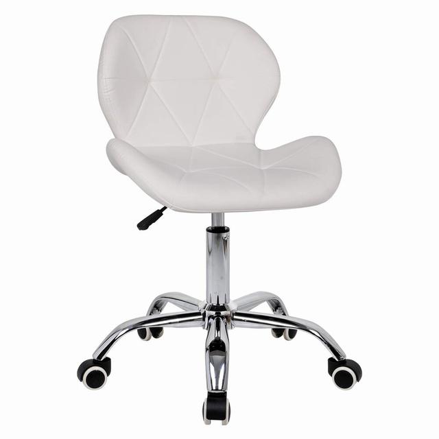 Erlsten Desk Chair 17 Stories Upholstery Colour: Light Grey on Productcaster.