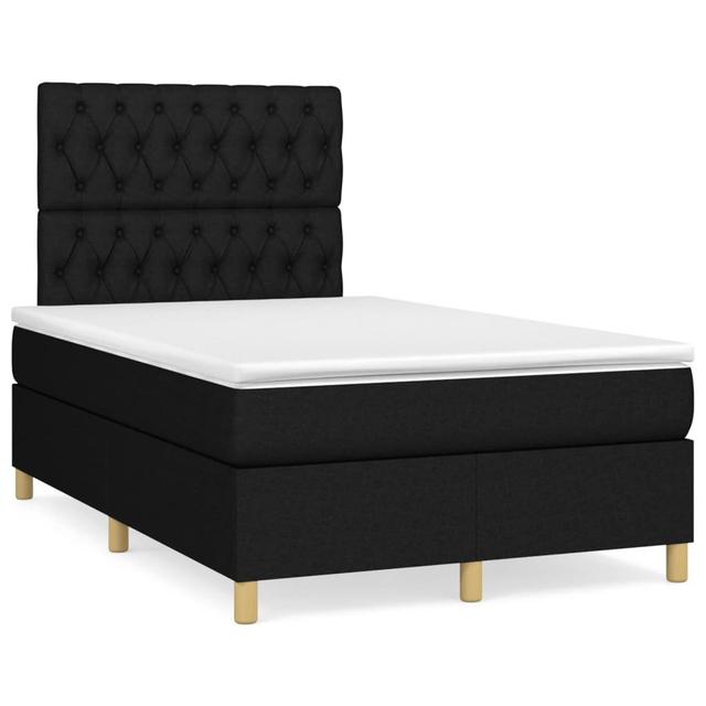 Bett Minka White Noise Farbe: Schwarz/Holz on Productcaster.