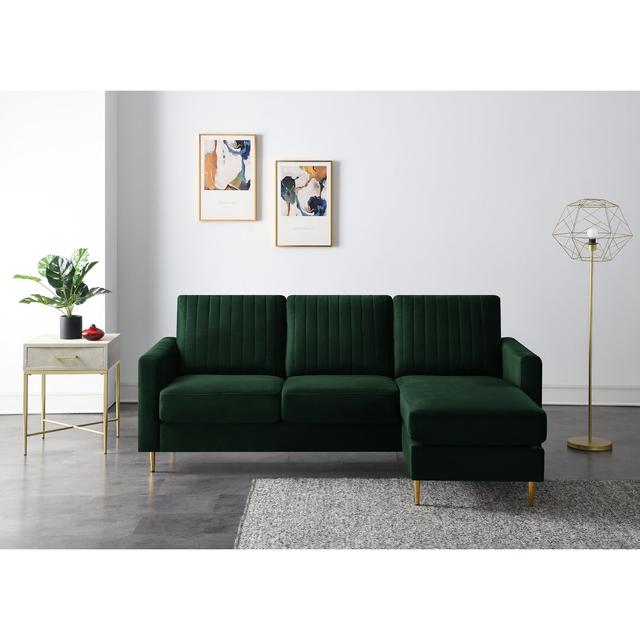 Koda Reversible Modular Corner Sofa Hykkon Upholstery Colour: Hunter Green on Productcaster.