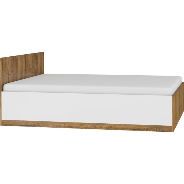 Frey Bed Frame Latitude Run Size: Super King (6'), Colour: Artisan Oak/White gloss on Productcaster.