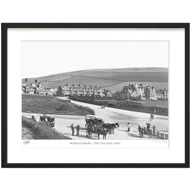 'Woolacombe, the Village 1899' by Francis Frith - Picture Frame Photograph Print on Paper The Francis Frith Collection Size: 28cm H x 36cm W x 2.3cm D on Productcaster.