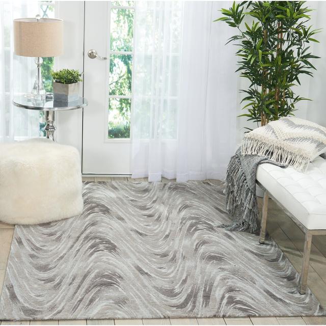 Stratton Handmade Flatweave Grey Rug Brayden Studio Rug Size: Runner 69 x 229cm on Productcaster.