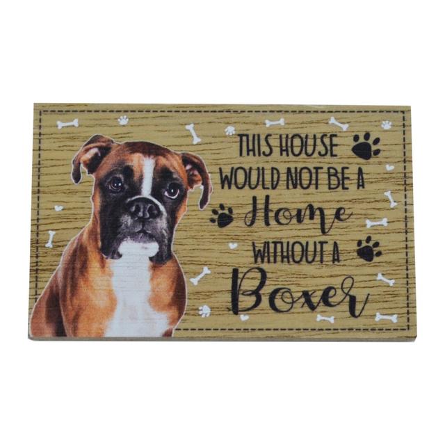 Pets and Paws Boxer Cular Decorative Slates Maturi on Productcaster.