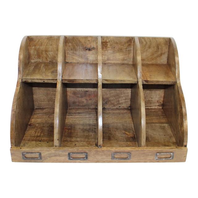 Haywards Wood Desk Organiser Alpen Home on Productcaster.