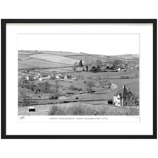 'Frome Vauchurch, from Coombeside C1955' by Francis Frith - Picture Frame Photograph Print on Paper The Francis Frith Collection Size: 45cm H x 60cm W on Productcaster.