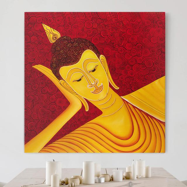 Leinwandbild Taipei Buddha East Urban Home Größe: 60 L x 60 B on Productcaster.