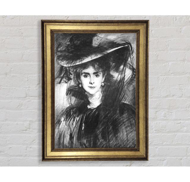 John Singer Sargent Baroness De Meyer - Single Picture Frame Art Prints Mercer41 Size: 84.1cm H x 59.7cm W x 8cm D on Productcaster.