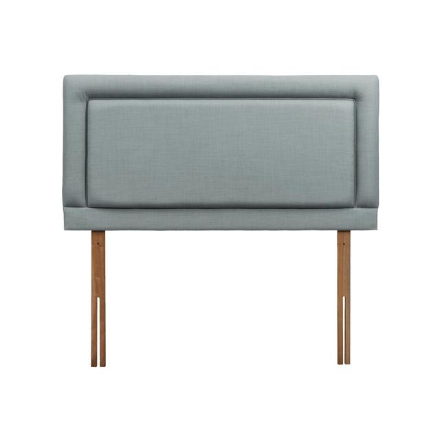 Ashburn Upholstered Headboard Brambly Cottage Size: Small Single (2'6), Colour: Sky Blue on Productcaster.