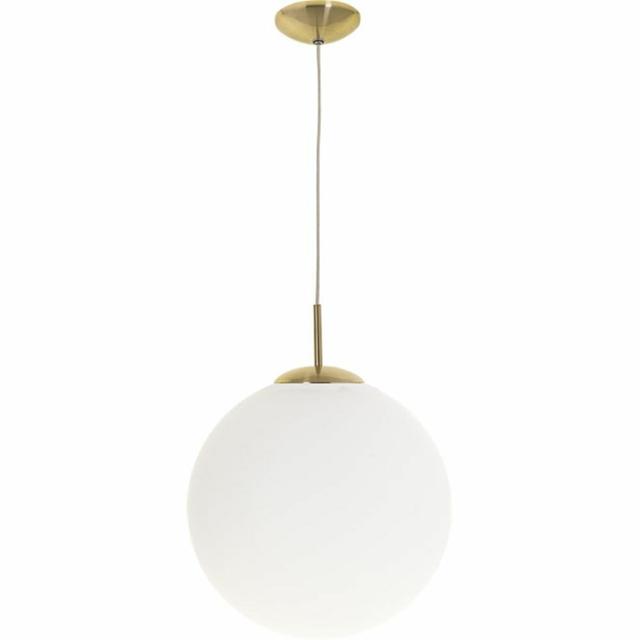 Sybil 1 - Light Single Globe Pendant George Oliver Finish: Gold, Size: 120cm H x 30cm W x 30cm D on Productcaster.