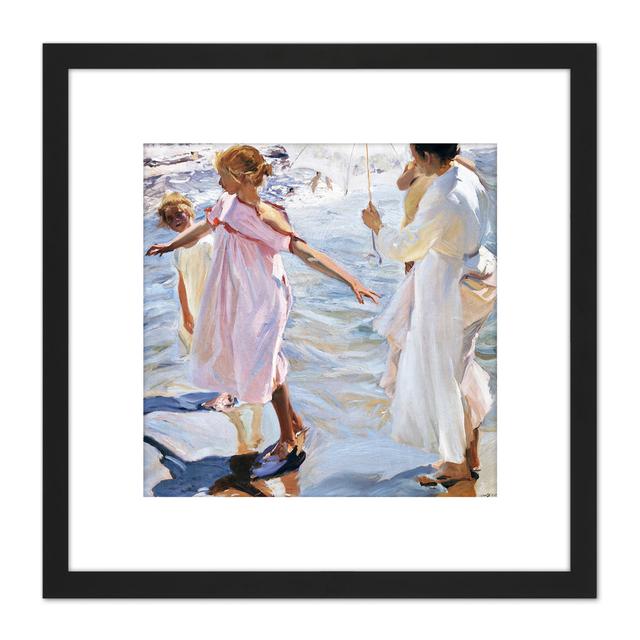 Time For A Bathe Valencia by Joaquín Sorolla - Single Picture Frame Painting Mercer41 on Productcaster.