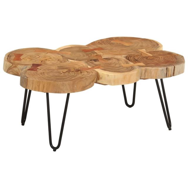 Alpen Home Coffee Table 36 Cm 6 Trunks Solid Wood Acacia Alpen Home Size: 36Cm H x 83Cm L x 54Cm W on Productcaster.