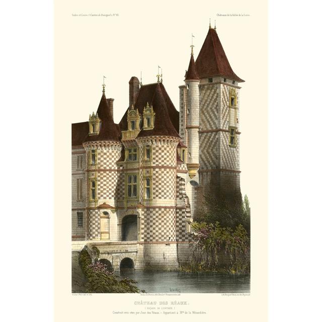 Petite French Chateaux X by Victor Petit - Wrapped Canvas Painting Brambly Cottage Size: 122cm H x 81cm W on Productcaster.