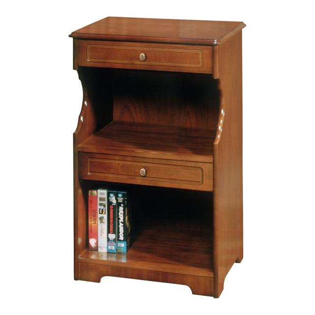 TV Stand Multimedia Storage Rack Rosalind Wheeler Colour: Walnut on Productcaster.