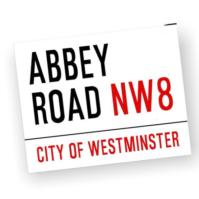 Abbey Road, London Street Sign Wall Décor East Urban Home Size: 60cm H x 80cm W on Productcaster.