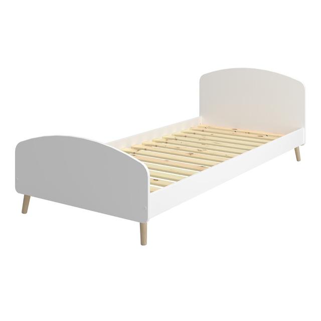 Logan European Bed Frame Norden Home Colour (Bed Frame): White on Productcaster.