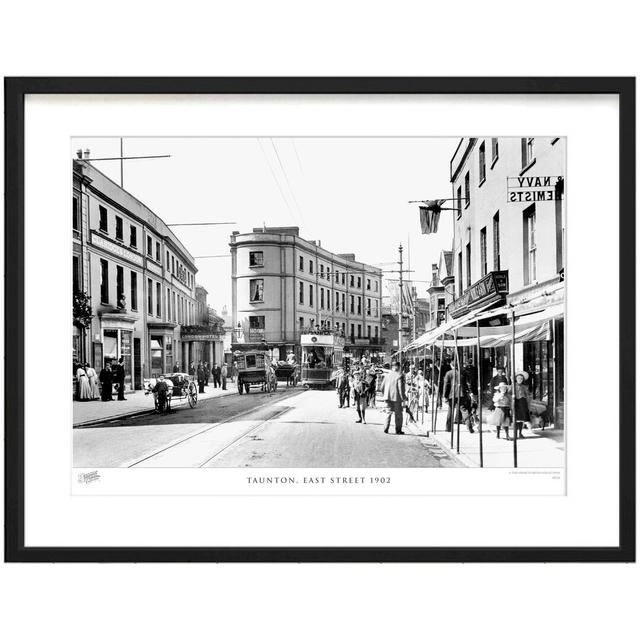 'Taunton, East Street 1902' - Picture Frame Photograph Print on Paper The Francis Frith Collection Size: 45cm H x 60cm W x 2.3cm D on Productcaster.