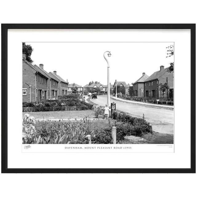 'Davenham, Mount Pleasant Road C1955' by Francis Frith - Picture Frame Photograph Print on Paper The Francis Frith Collection Size: 40cm H x 50cm W x on Productcaster.