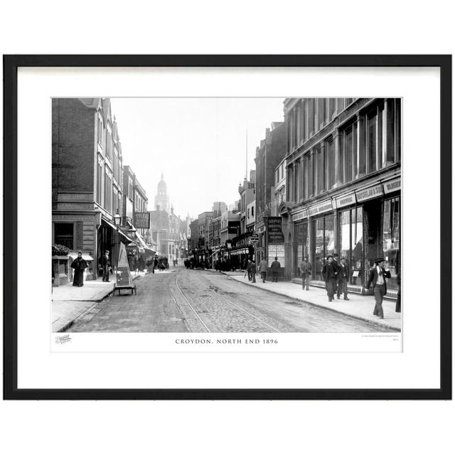 'Croydon, North End 1896' by Francis Frith - Picture Frame Photograph Print on Paper The Francis Frith Collection Size: 28cm H x 36cm W x 2.3cm D on Productcaster.