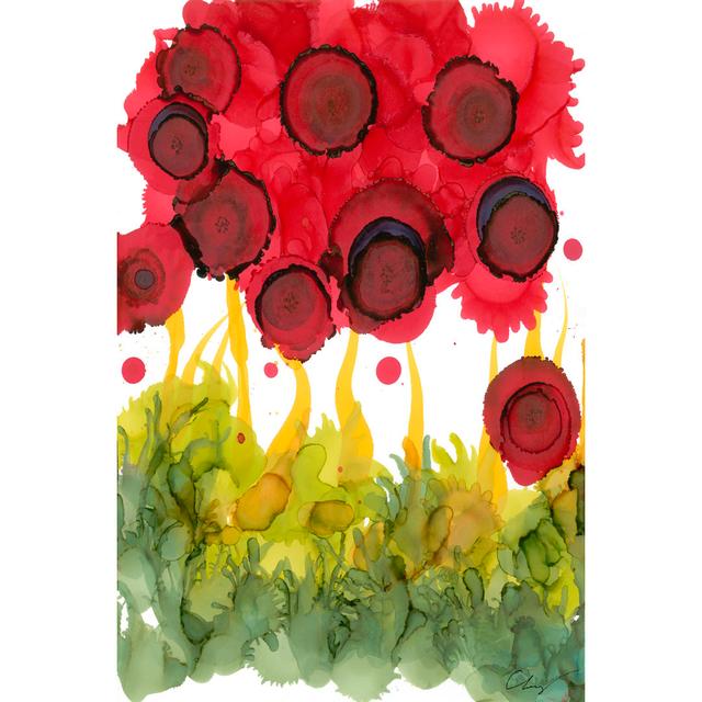 Poppy Whimsy VI Rosalind Wheeler Size: 76cm H x 51cm W x 3.8cm D on Productcaster.