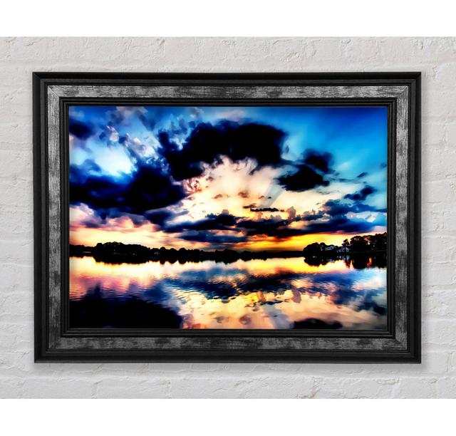 The Rays Of God - Single Picture Frame Art Prints Bright Star Size: 42cm H x 59.7cm W x 8cm D on Productcaster.