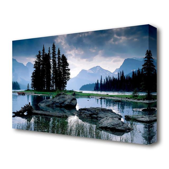 New Zealand View Lake - Photograph Print on Canvas East Urban Home Size: 81.3 cm H x 121.9 cm W on Productcaster.