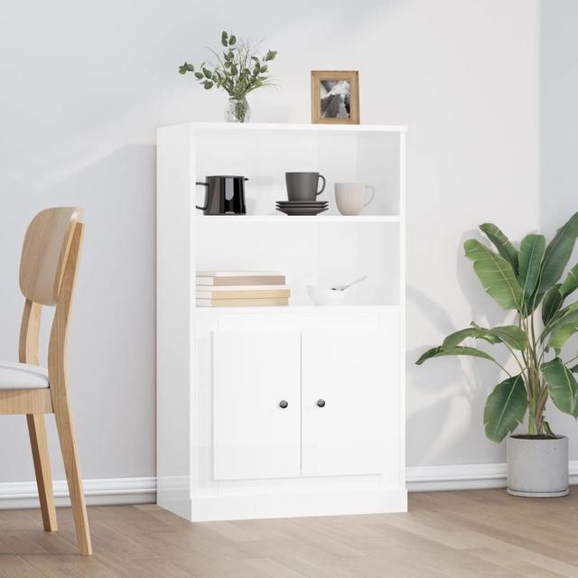 Lium 60cm Wide Sideboard 17 Stories Colour: Gloss White on Productcaster.