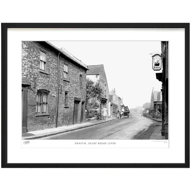 'Snaith, Selby Road C1950' by Francis Frith - Picture Frame Photograph Print on Paper The Francis Frith Collection Size: 45cm H x 60cm W x 2.3cm D on Productcaster.