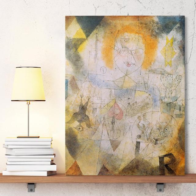 Irma Rossa, the Tamer by Paul Klee - Wrapped Canvas Graphic Art Rosalind Wheeler Size: 40cm H x 30cm W on Productcaster.