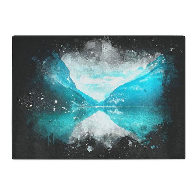 Tempered Glass Lake Louise in Canada Chopping Board East Urban Home Size: 20 cm x 28.5 cm on Productcaster.