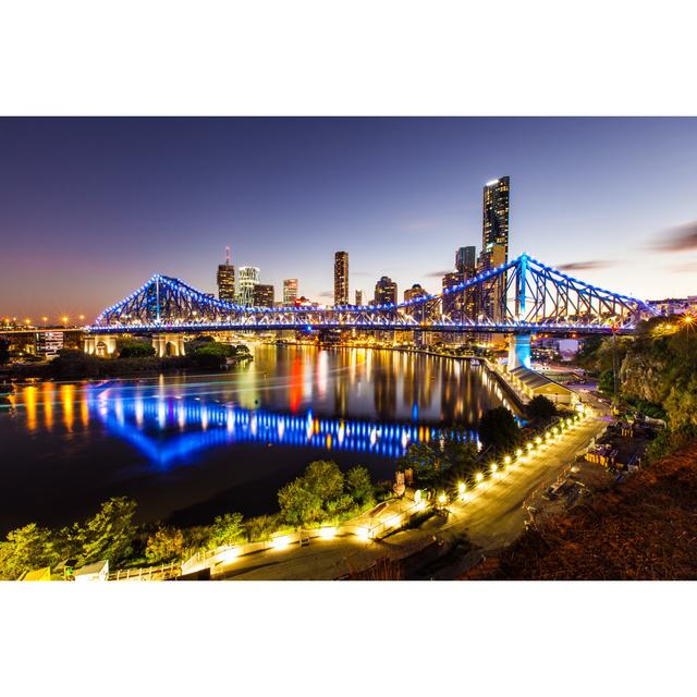 Storybridge, Brisbane by Shanenk - Unframed Photograph on Canvas 17 Stories Size: 61cm H x 91cm W x 3.8cm D on Productcaster.