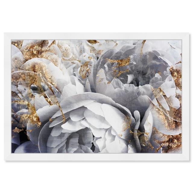 Floral and Botanical Elegant Flower Bouquet by Oliver Gal - Graphic Art Oliver Gal Size: 76.2cm H x 114.3cm W, Frame Colour: White Framed on Productcaster.