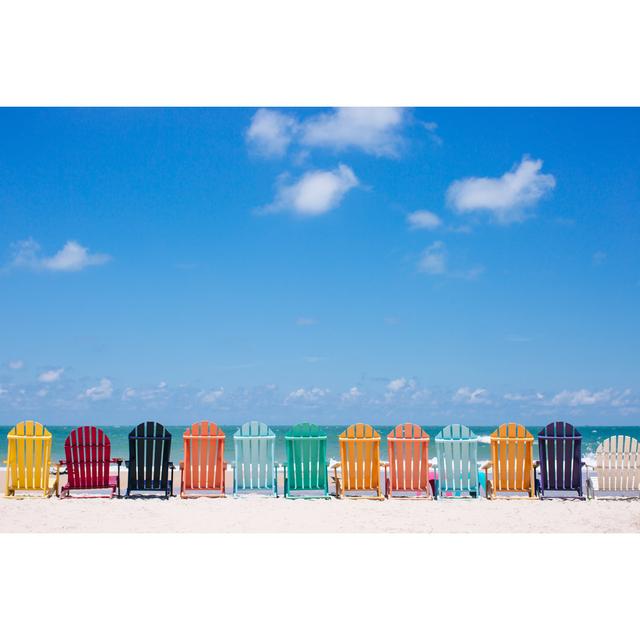 Chairs On The Beach House of Hampton Size: 20cm H x 30cm W on Productcaster.