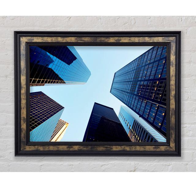 Skyscraper Skies - Single Picture Frame Art Prints Bright Star Size: 42cm H x 59.7cm W x 8cm D on Productcaster.