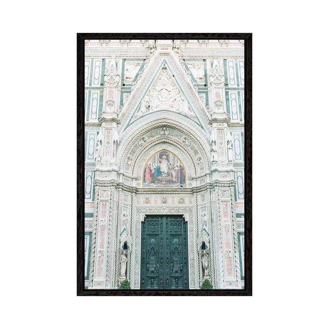 Duomo Cathedral Details, Florence, Italy - Photograph Print on Canvas Bloomsbury Market Format: Black Framed, Size: 66.04cm H x 45.72cm W x 3.81cm D on Productcaster.