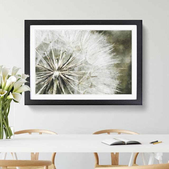 Dandelion Seeds Vol.4 - Picture Frame Graphic Art East Urban Home Frame Option: Black Framed, Size: 48cm H x 65cm W x 2cm D on Productcaster.